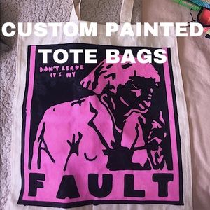 CUSTOM PAINTED TOTE BAGS